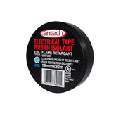 Cantech 389-01 Electrical Tape, 20 m L, 18 mm W, Black